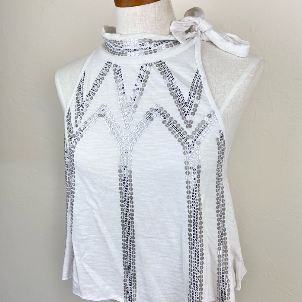 Free People Glitter City Sequin Tank - Picture 3 of 7